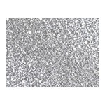 Silver Glitter Texture, Light Creative Background Two Sides Premium Plush Fleece Blanket (Mini)