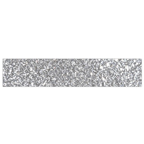 Silver Glitter Texture, Light Creative Background Small Premium Plush Fleece Scarf from ArtsNow.com Front