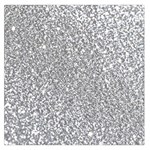 Silver Glitter Texture, Light Creative Background Square Satin Scarf (36  x 36 )