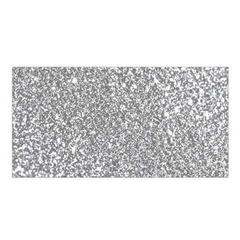 Silver Glitter Texture, Light Creative Background Satin Shawl 45  x 80  from ArtsNow.com Front