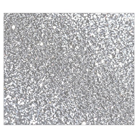 Silver Glitter Texture, Light Creative Background Zipper Large Tote Bag from ArtsNow.com Front