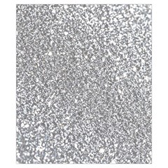 Silver Glitter Texture, Light Creative Background Drawstring Pouch (XS) from ArtsNow.com Front