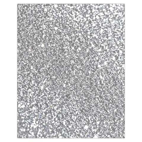 Silver Glitter Texture, Light Creative Background Drawstring Pouch (XL) from ArtsNow.com Back