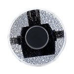 Silver Glitter Texture, Light Creative Background On-the-Go Memory Card Reader