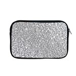 Silver Glitter Texture, Light Creative Background Apple MacBook Pro 13  Zipper Case