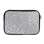 Silver Glitter Texture, Light Creative Background Apple MacBook Pro 17  Zipper Case