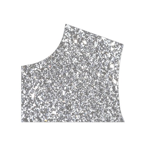 Silver Glitter Texture, Light Creative Background Women s Button Up Vest from ArtsNow.com Top Left