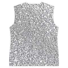 Silver Glitter Texture, Light Creative Background Women s Button Up Vest from ArtsNow.com Back