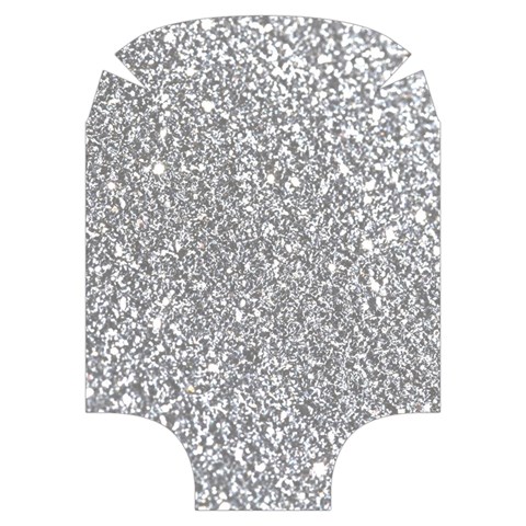 Silver Glitter Texture, Light Creative Background Luggage Cover (Medium) from ArtsNow.com Front