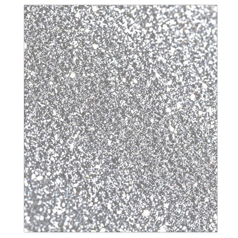 Silver Glitter Texture, Light Creative Background Waist Pouch (Small) from ArtsNow.com Back Strap