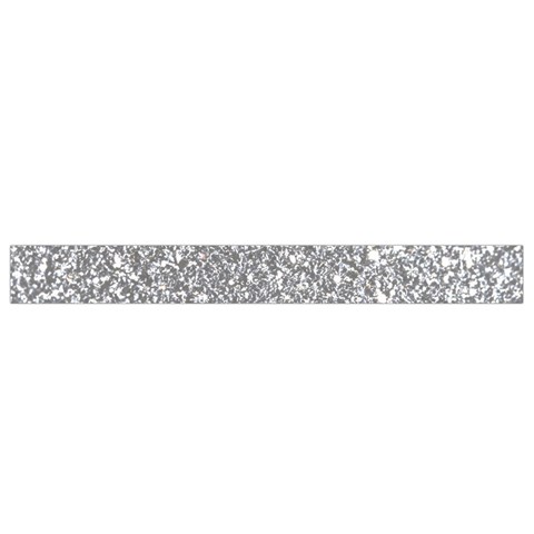 Silver Glitter Texture, Light Creative Background Waist Pouch (Small) from ArtsNow.com Bottom