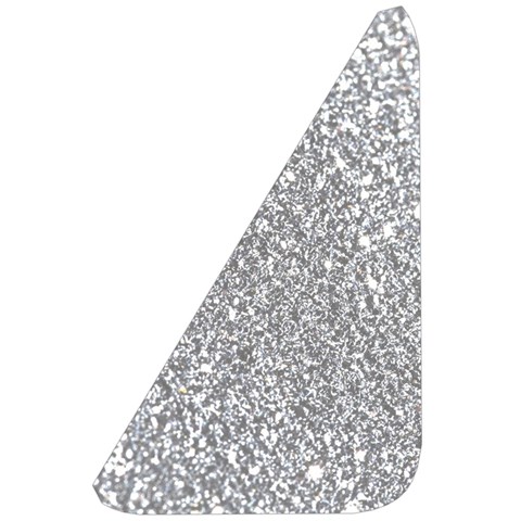 Silver Glitter Texture, Light Creative Background Belt Pouch Bag (Large) from ArtsNow.com Front Left