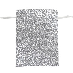 Silver Glitter Texture, Light Creative Background Lightweight Drawstring Pouch (XL) from ArtsNow.com Front