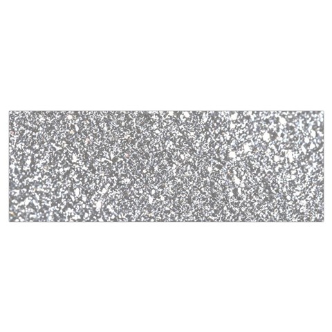 Silver Glitter Texture, Light Creative Background Wristlet Pouch Bag (Small) from ArtsNow.com Bottom