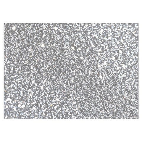 Silver Glitter Texture, Light Creative Background Wristlet Pouch Bag (Small) from ArtsNow.com Belt Loop