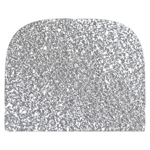 Silver Glitter Texture, Light Creative Background Make Up Case (Large) from ArtsNow.com Front