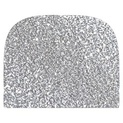 Silver Glitter Texture, Light Creative Background Make Up Case (Large) from ArtsNow.com Front