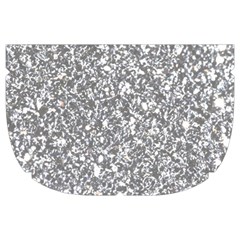 Silver Glitter Texture, Light Creative Background Make Up Case (Large) from ArtsNow.com Side Right