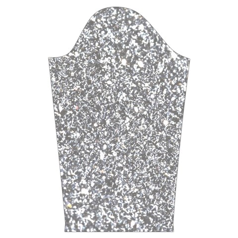 Silver Glitter Texture, Light Creative Background Kids  Long Sleeve Velvet Lounge Robe from ArtsNow.com Sleeve Left