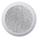 Silver Glitter Texture, Light Creative Background Dento Box with Mirror