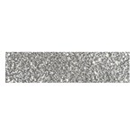 Silver Glitter Texture, Light Creative Background Banner and Sign 4  x 1 