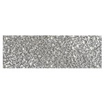 Silver Glitter Texture, Light Creative Background Banner and Sign 6  x 2 