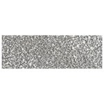 Silver Glitter Texture, Light Creative Background Banner and Sign 9  x 3 