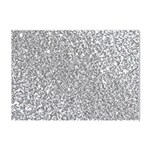 Silver Glitter Texture, Light Creative Background Crystal Sticker (A4)