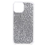 Silver Glitter Texture, Light Creative Background iPhone 13 mini TPU UV Print Case