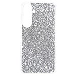 Silver Glitter Texture, Light Creative Background Samsung Galaxy S24 6.2 Inch TPU UV Case