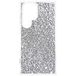 Silver Glitter Texture, Light Creative Background Samsung Galaxy S24 Plus 6.7 Inch TPU UV Case