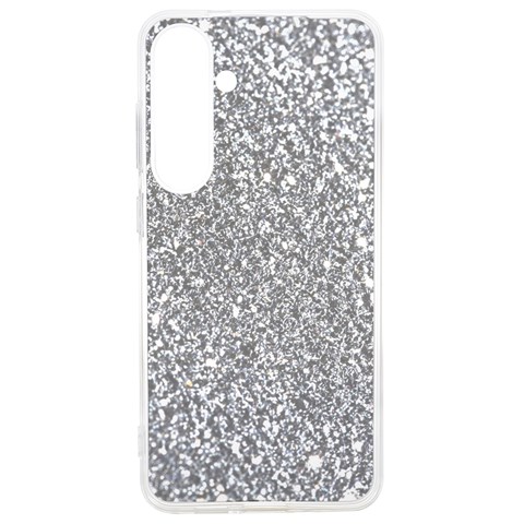 Silver Glitter Texture, Light Creative Background Samsung Galaxy S24 Ultra 6.9 Inch TPU UV Case from ArtsNow.com Front