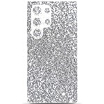 Silver Glitter Texture, Light Creative Background Samsung Galaxy S24 Ultra 6.9 Inch Black TPU UV Case