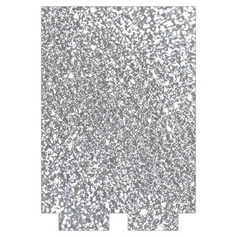 Silver Glitter Texture, Light Creative Background Automatic Folding Umbrella with Case (Large) from ArtsNow.com Case