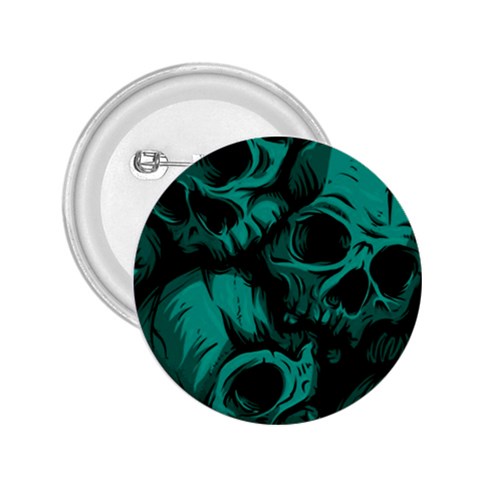 Skulls 2.25  Buttons from ArtsNow.com Front