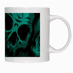 Skulls White Mug from ArtsNow.com Right