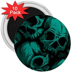 Skulls 3  Magnets (10 pack) 