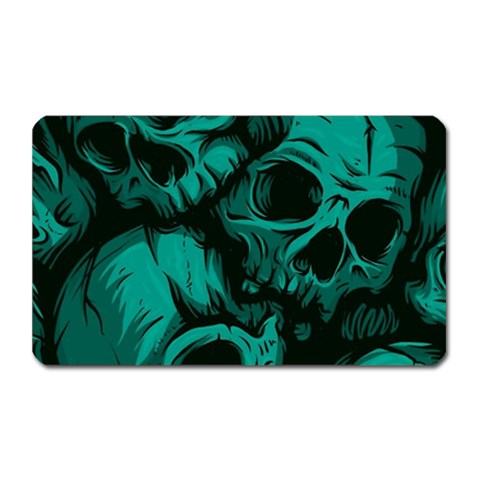 Skulls Magnet (Rectangular) from ArtsNow.com Front