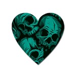 Skulls Heart Magnet