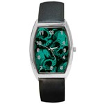 Skulls Barrel Style Metal Watch