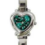 Skulls Heart Italian Charm Watch