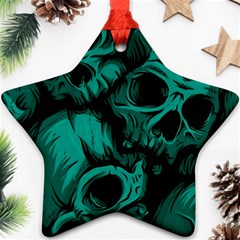 Skulls Star Ornament (Two Sides) from ArtsNow.com Back