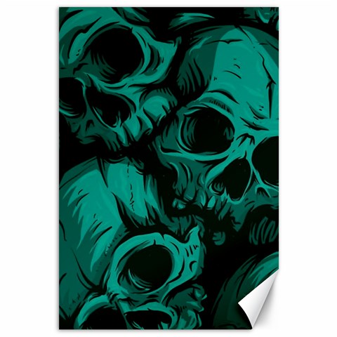 Skulls Canvas 12  x 18  from ArtsNow.com 11.88 x17.36  Canvas - 1