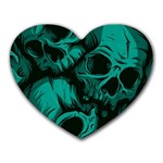 Skulls Heart Mousepad