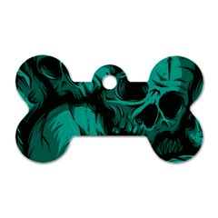 Skulls Dog Tag Bone (Two Sides) from ArtsNow.com Back