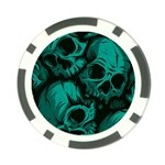 Skulls Poker Chip Card Guard