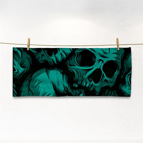 Skulls Hand Towel from ArtsNow.com Front