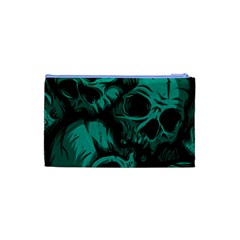 Skulls Cosmetic Bag (Small) from ArtsNow.com Back