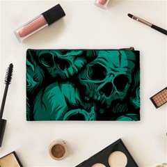 Skulls Cosmetic Bag (Medium) from ArtsNow.com Back