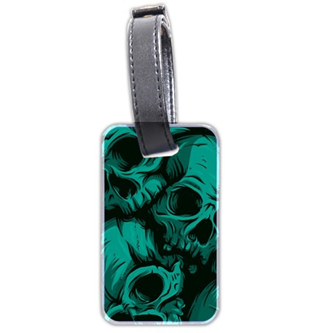 Skulls Luggage Tag (two sides) from ArtsNow.com Front